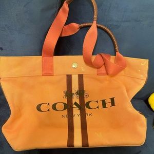 Coach Canvas Large Tote Bag